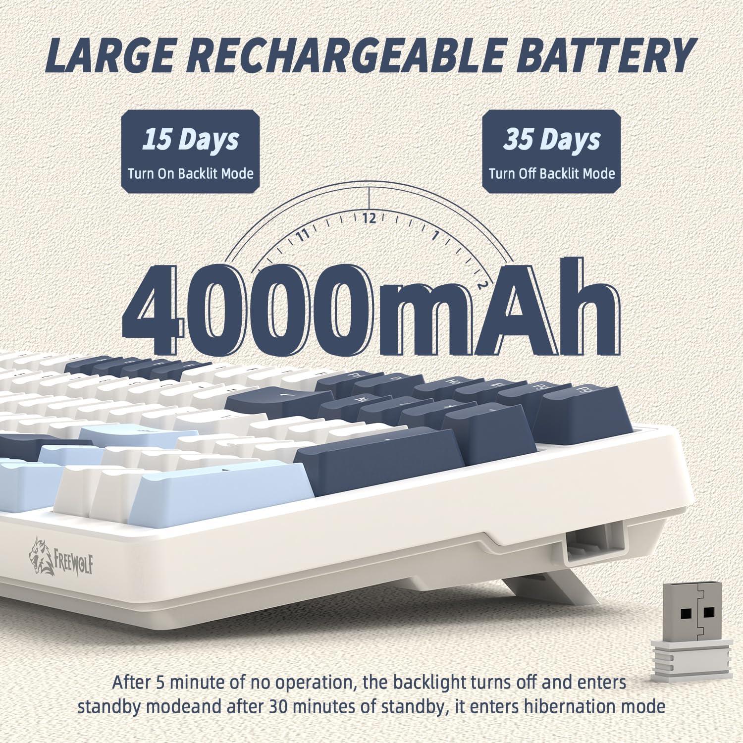 Teclado Mecánico Inalámbrico Attack Shark K8 RGB 100 Teclas