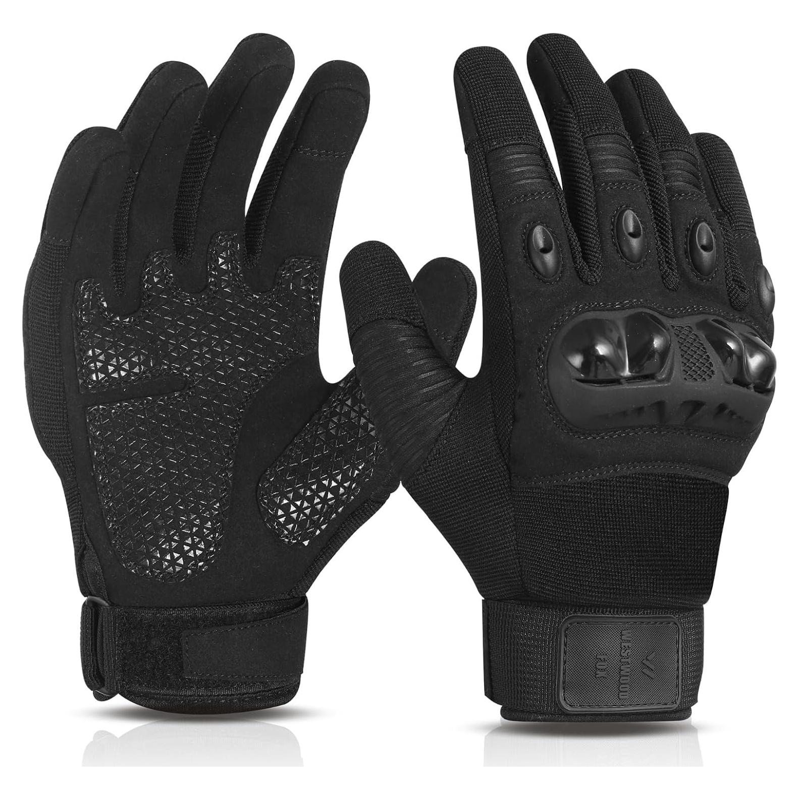 Guantes de Motocicleta WESTWOOD FOX RL8 Negros Talla Pequeña