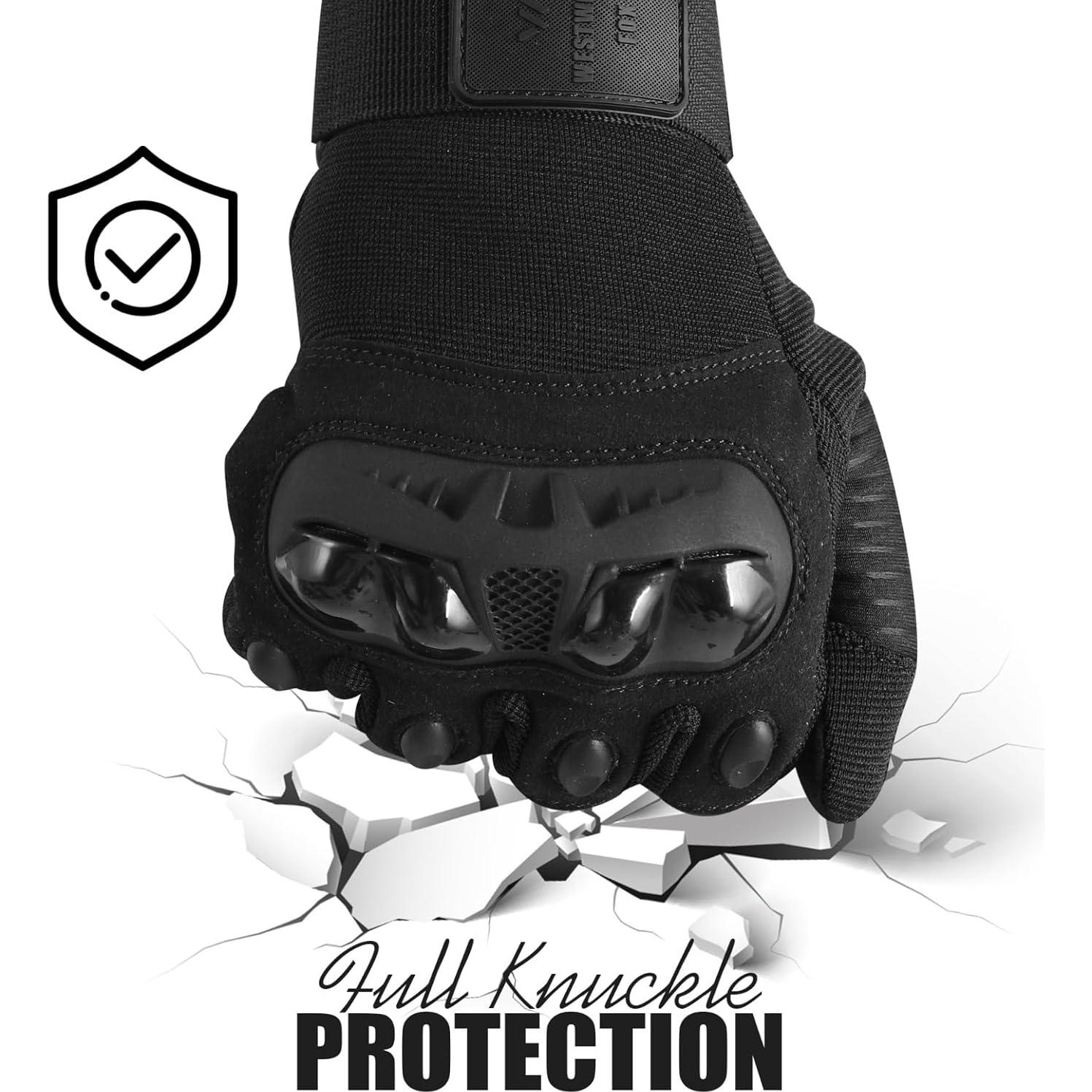 Guantes de Motocicleta WESTWOOD FOX RL8 Negros Talla Pequeña