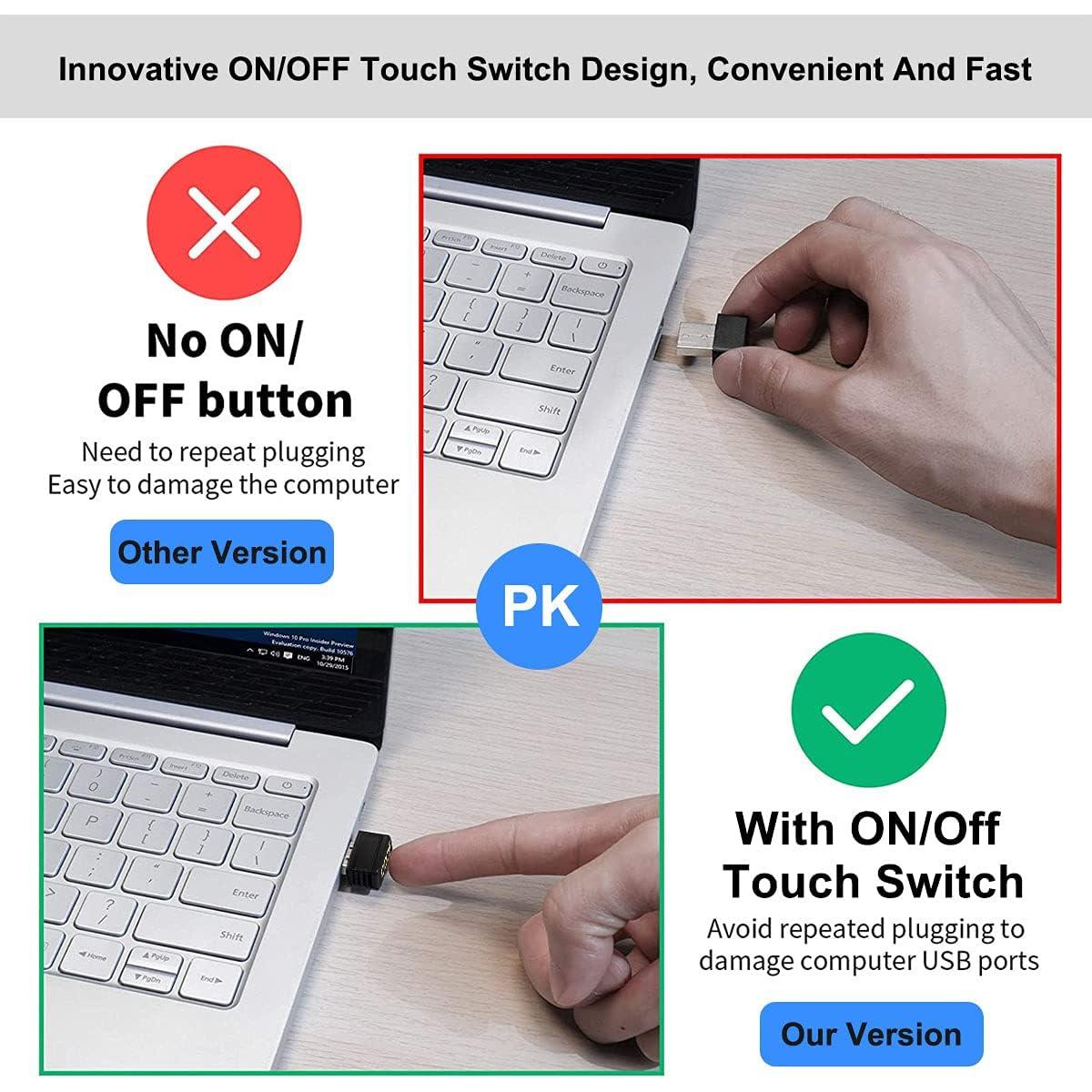 Mouse Jiggler Cooidea Mini Indetectable USB-C 2 Modos