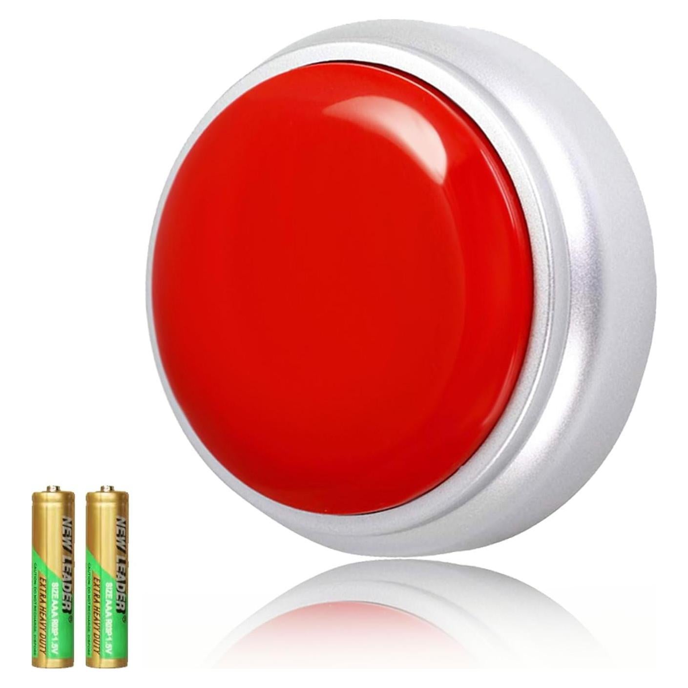 Botón Grabador de Sonido 30 Segundos Cover RM5-WR Rojo Plata