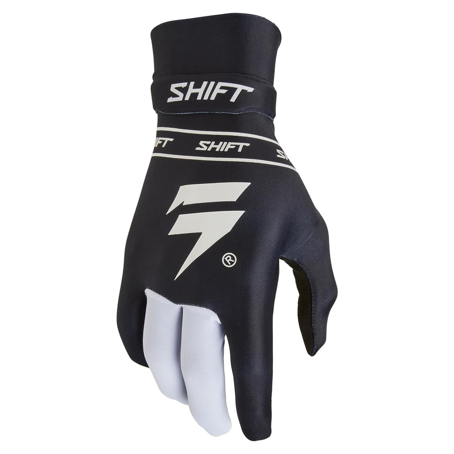 Guante Shift MX Black Label Qwik para motocross negro