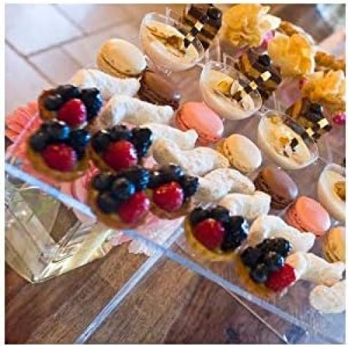 Soporte de exhibición acrílico OnDisplay - Juego de 3 niveles