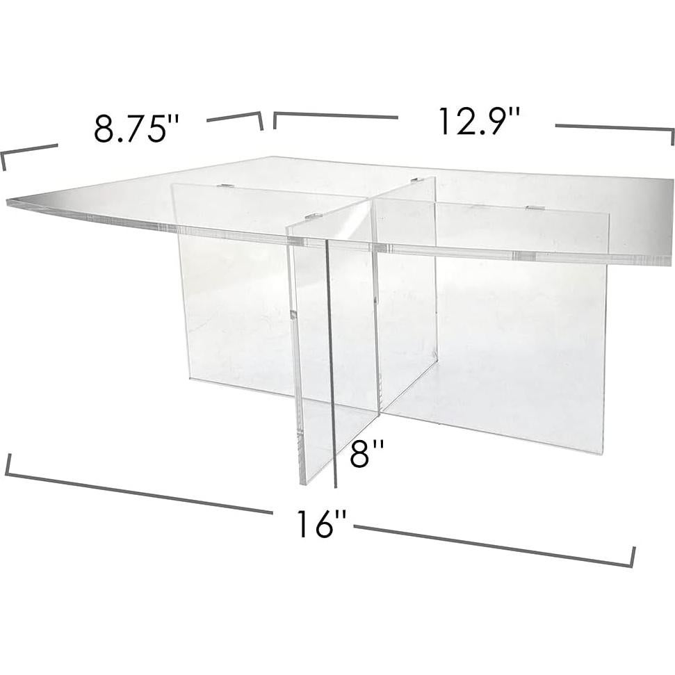 Soporte de exhibición acrílico OnDisplay - Juego de 3 niveles