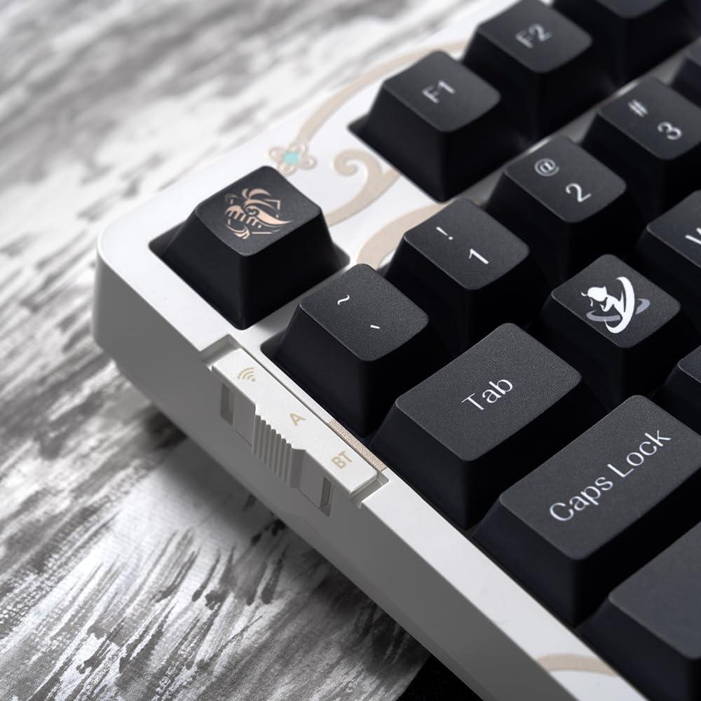 Teclado Mecánico Genshin Impact Shenhe - Kailh Box Otoño