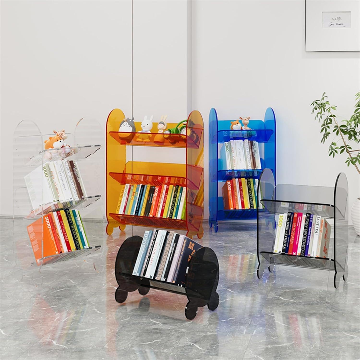 Estantería Acrílica Zoneshare 1 Nivel Pequeño Negro