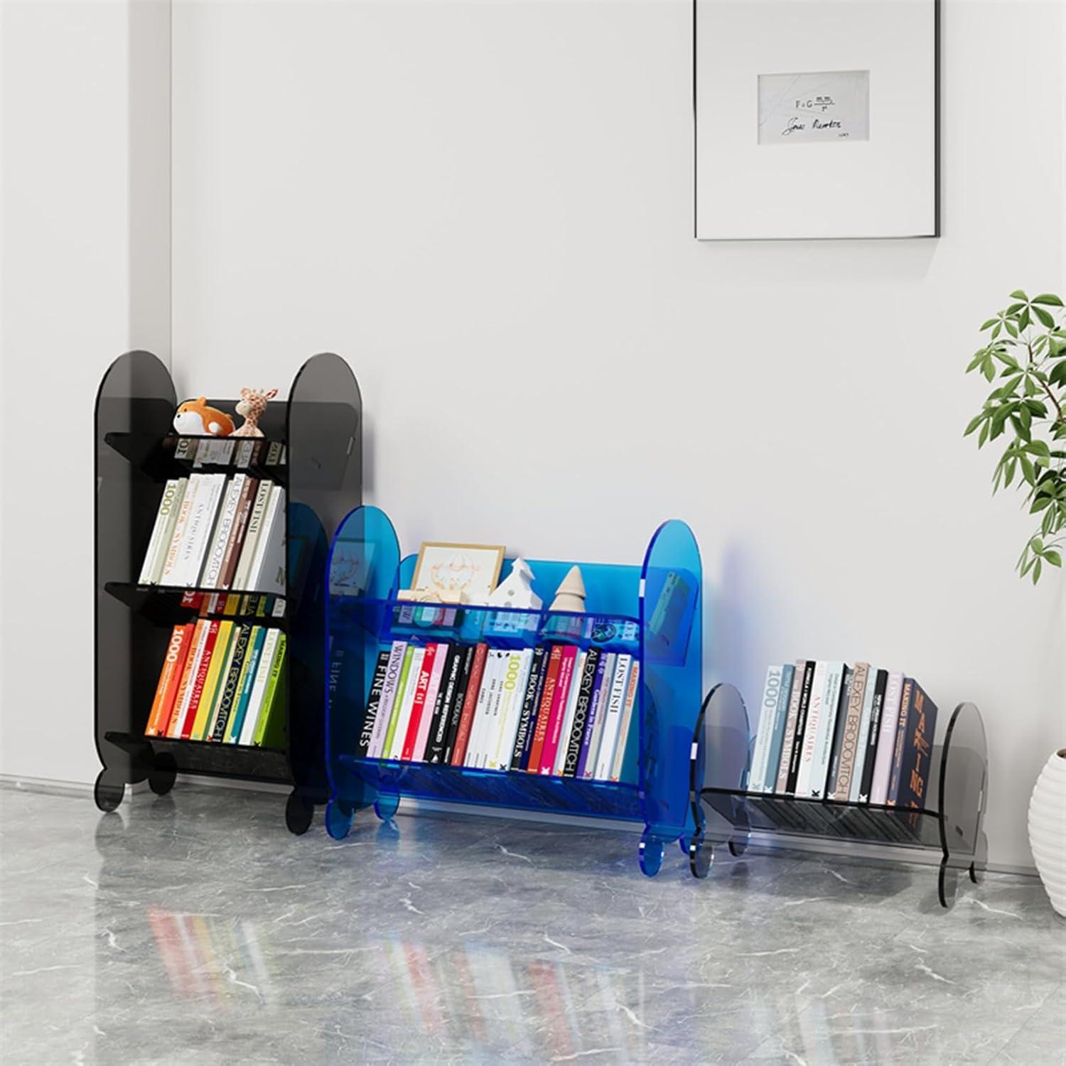 Estantería Acrílica Zoneshare 1 Nivel Pequeño Negro