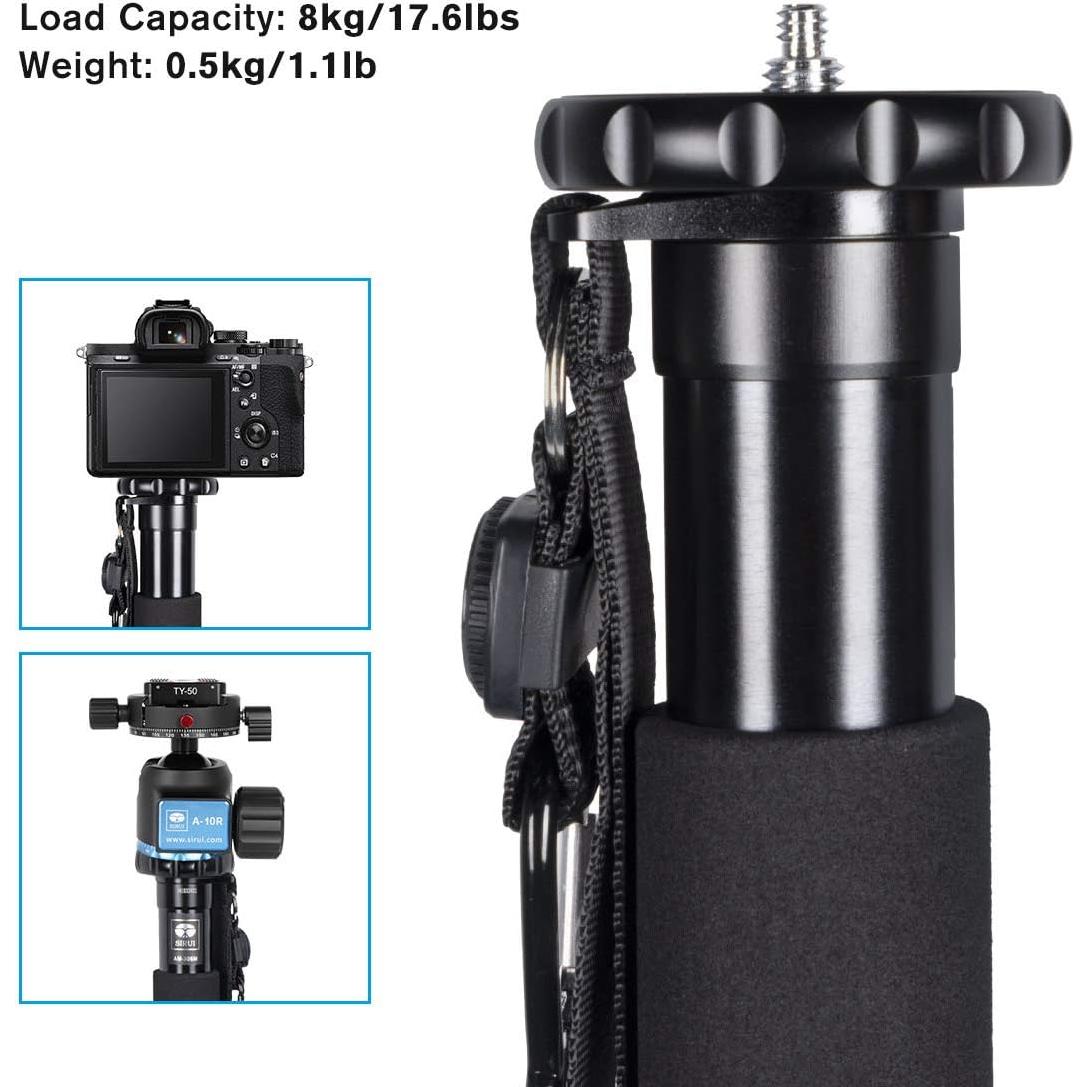 Monopie SIRUI AM-306M de Aluminio 155cm Ligero 8kg