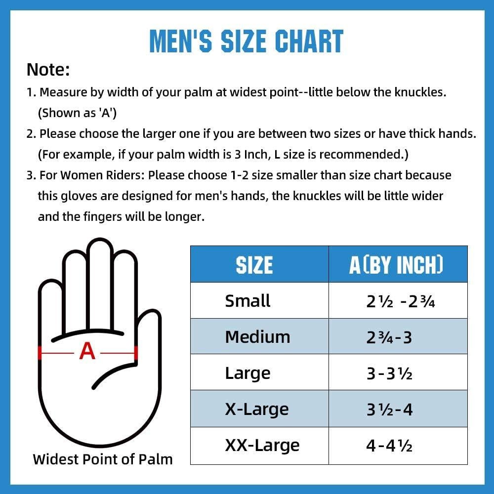 Guantes de Motocicleta Superbike G01 Piel Cabra Talla L