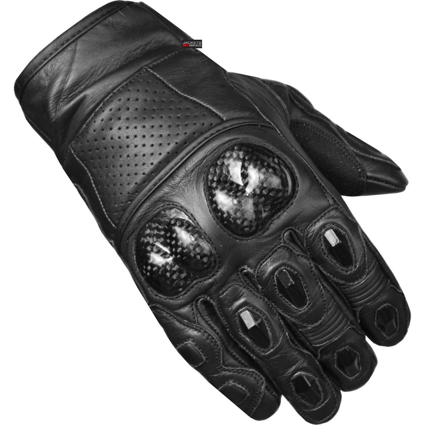 Guantes de motocicleta Jackets 4 Bikes G32 Negro con protección