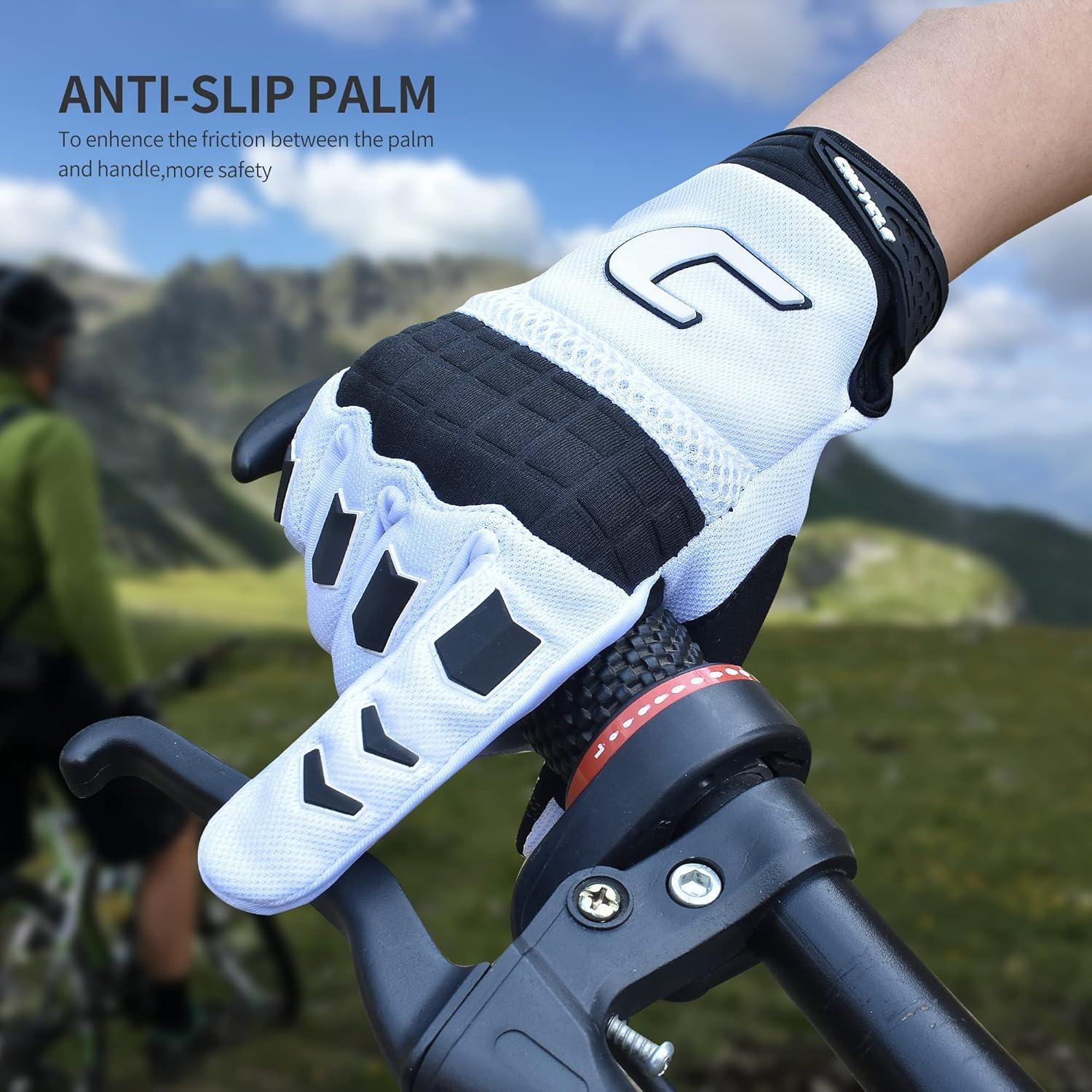 Guantes de Motocross CHCYCLE Medianos Negros Táctiles