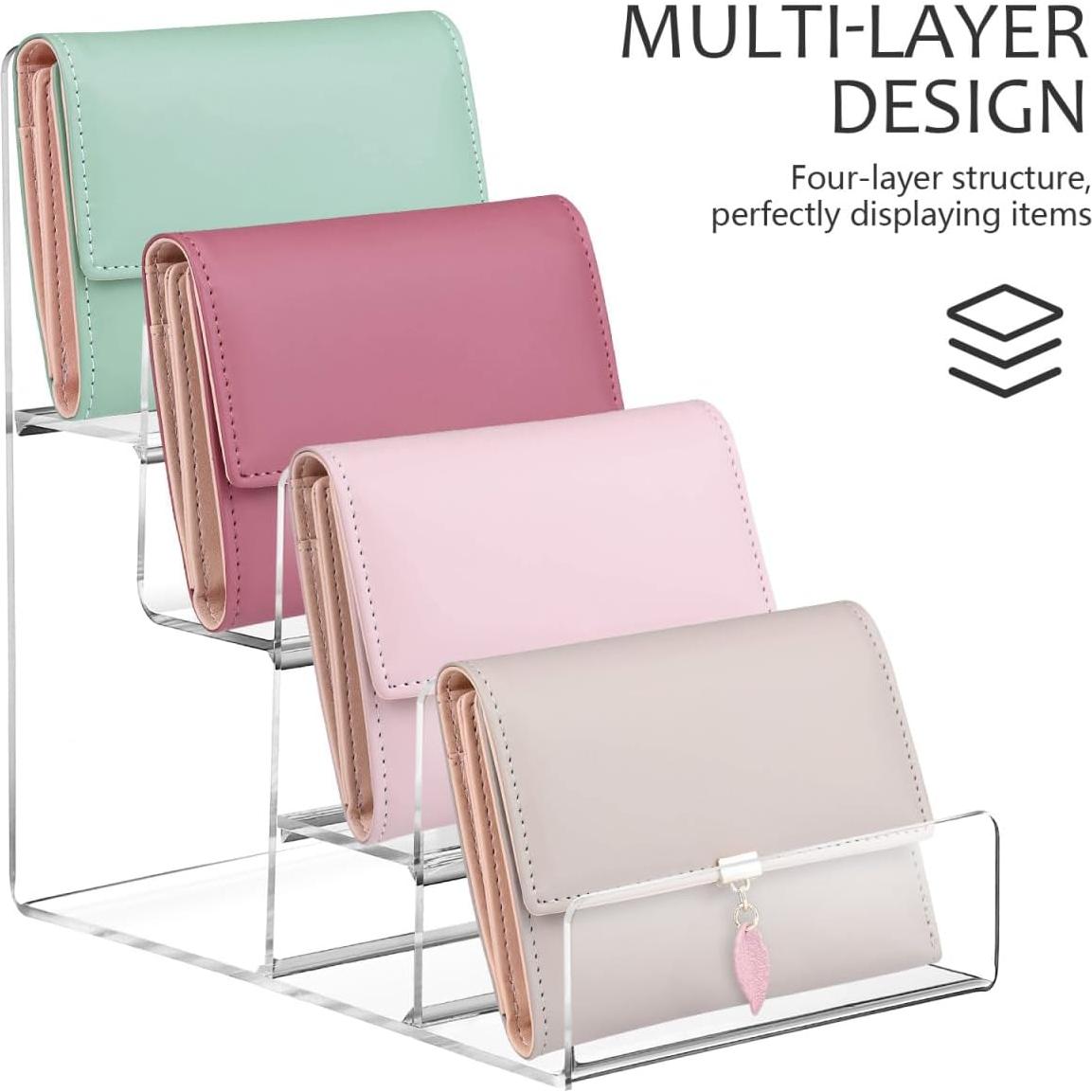 Soporte de Exhibición de Acrílico DOITOOL 4 Niveles 15.5cm