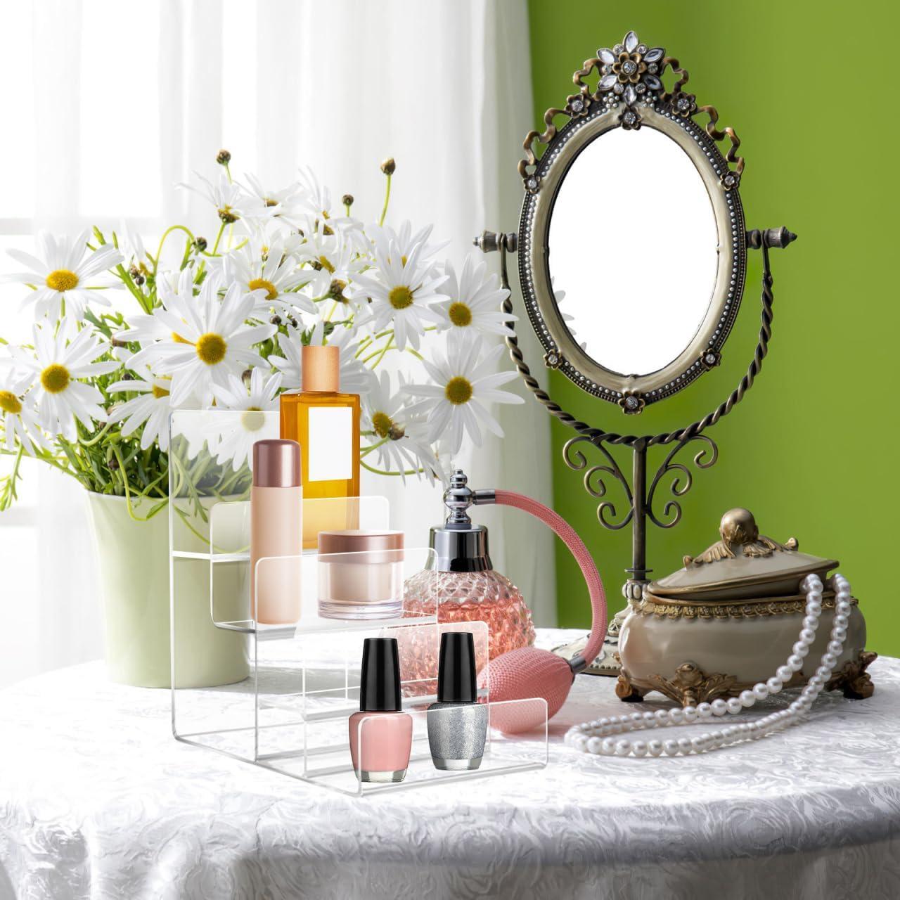 Soporte de Exhibición de Acrílico DOITOOL 4 Niveles 15.5cm