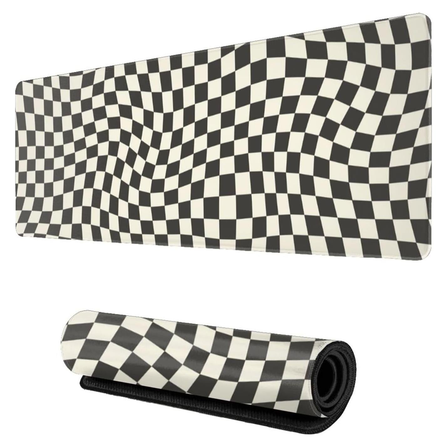 Alfombrilla de Ratón Echoserein XL Cuadriculada Retro 80x30cm