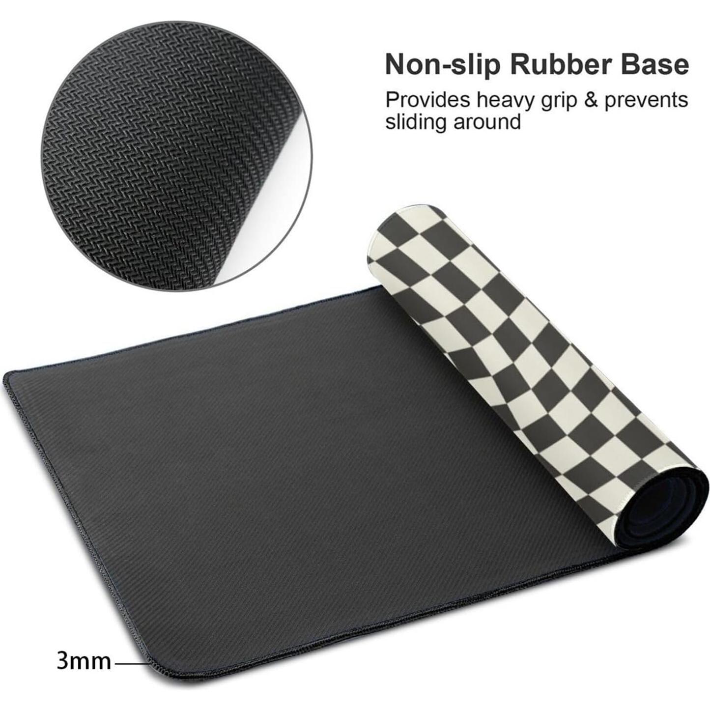 Alfombrilla de Ratón Echoserein XL Cuadriculada Retro 80x30cm