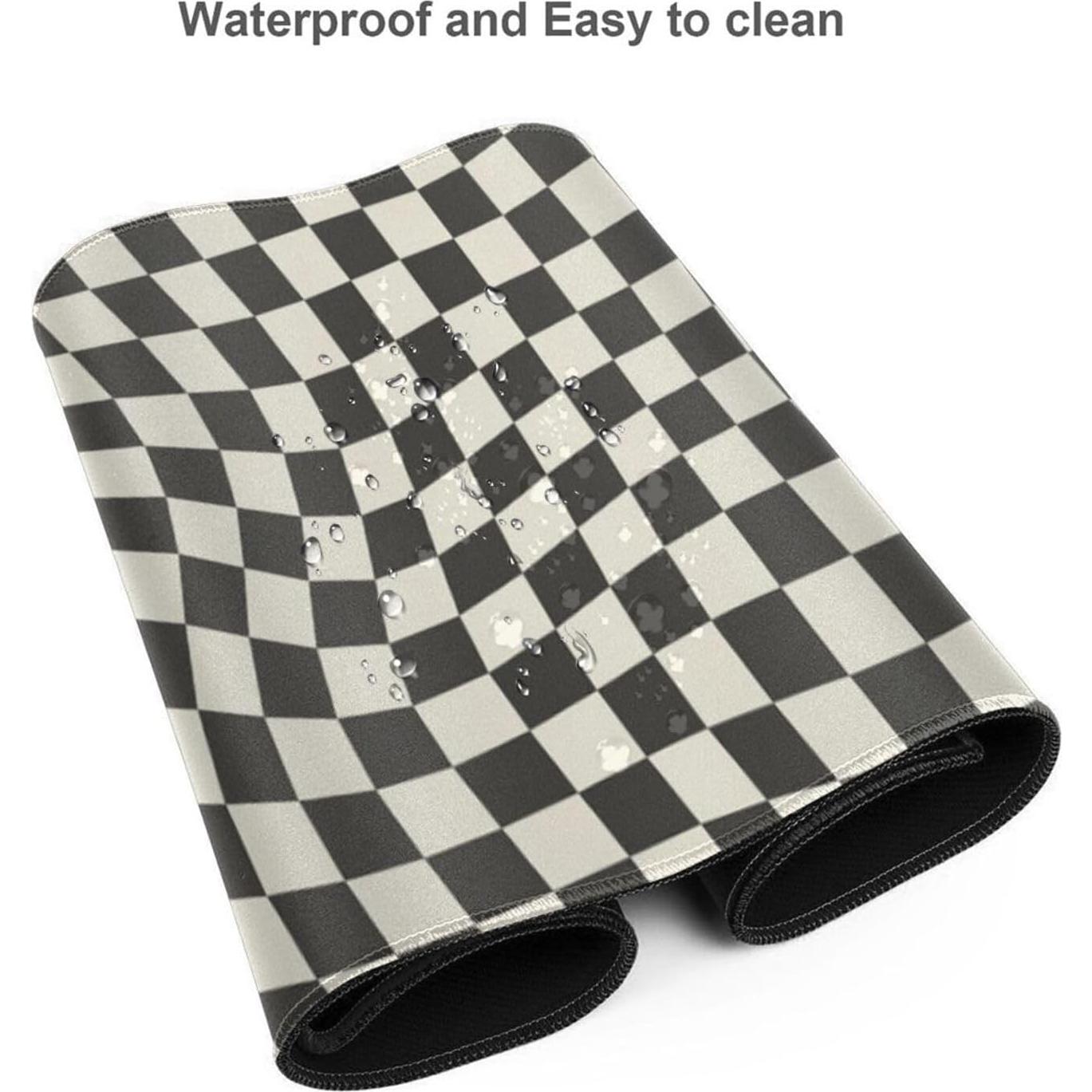 Alfombrilla de Ratón Echoserein XL Cuadriculada Retro 80x30cm