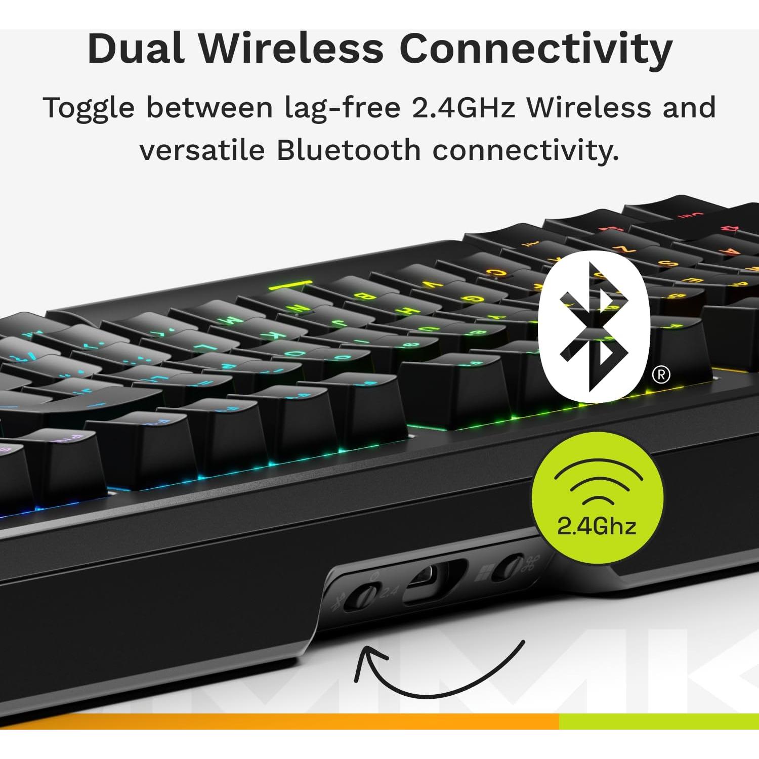 Teclado Gaming Glorious GMMK 3 PRO Inalámbrico 75% Negro