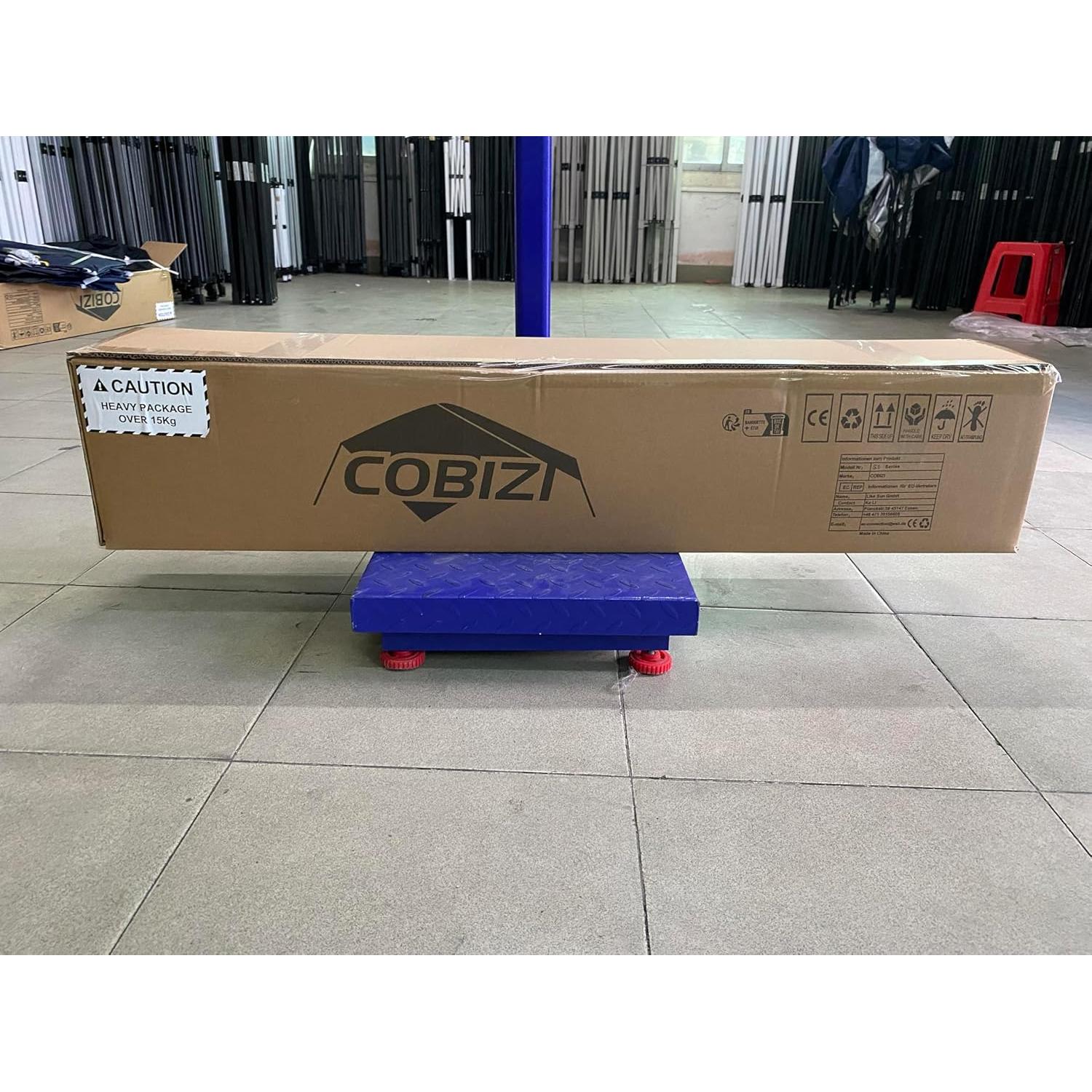 Carpa Plegable COBIZI 3x3m Impermeable con Ventanas y Mosquitera