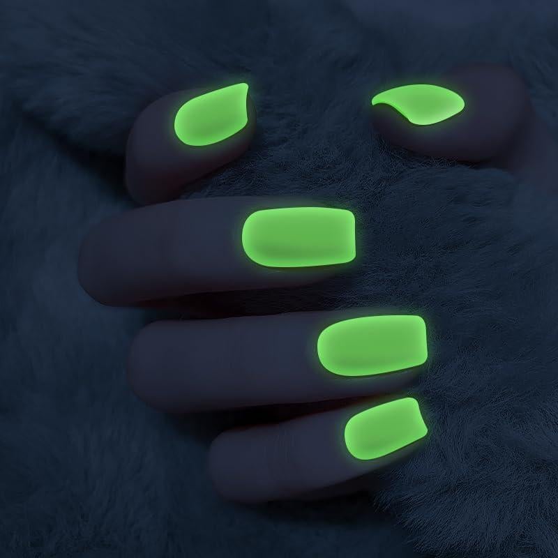 12 Hojas Stickers de Uñas Fluorescentes YECIRALA 168 Pcs