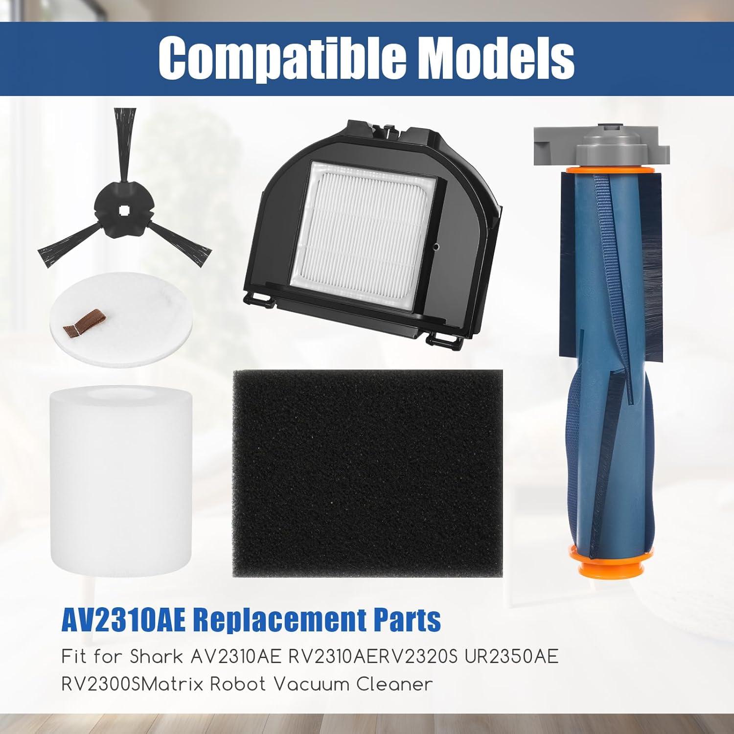 Piezas de Repuesto para Aspiradora Shark AV2310AE - 1 Cepillo, 2 Filtros HEPA