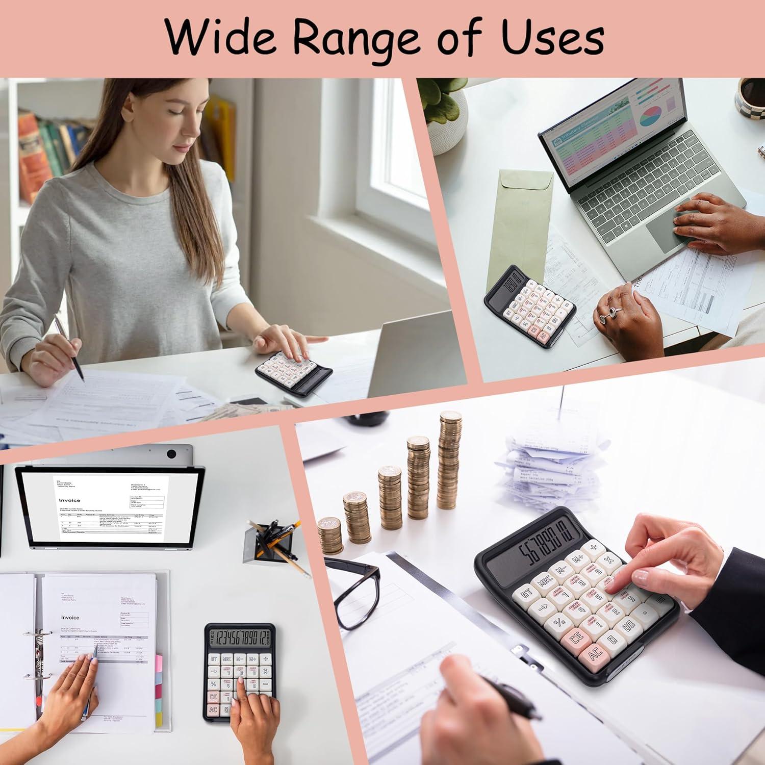 Calculadora de Escritorio NGIFERA RZ.7258 LCD 12 Dígitos Ergonómica