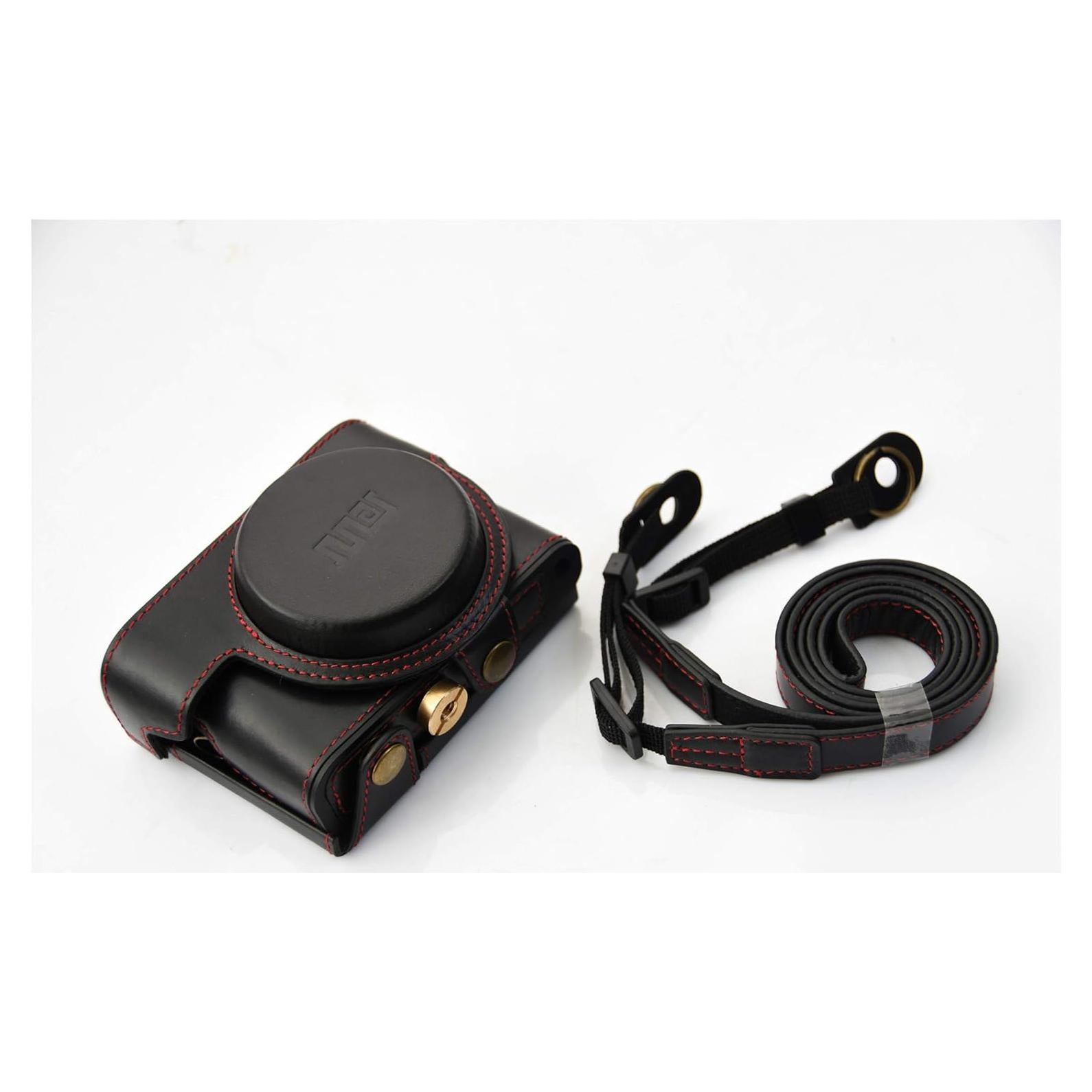 Funda de cámara de cuero real BolinUS para Canon PowerShot G7X