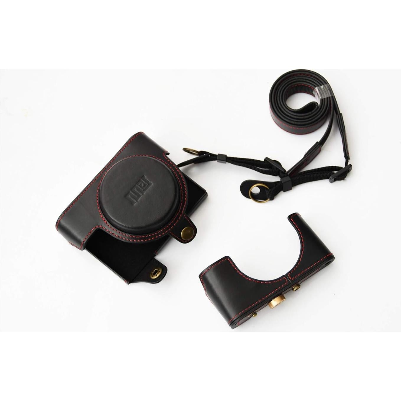 Funda de cámara de cuero real BolinUS para Canon PowerShot G7X