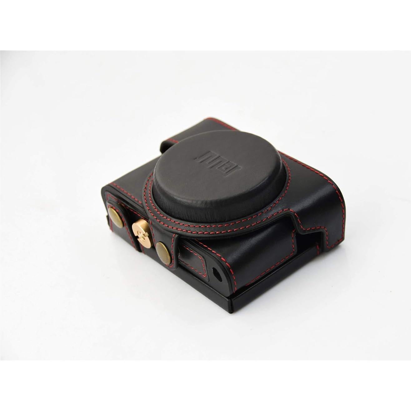 Funda de cámara de cuero real BolinUS para Canon PowerShot G7X