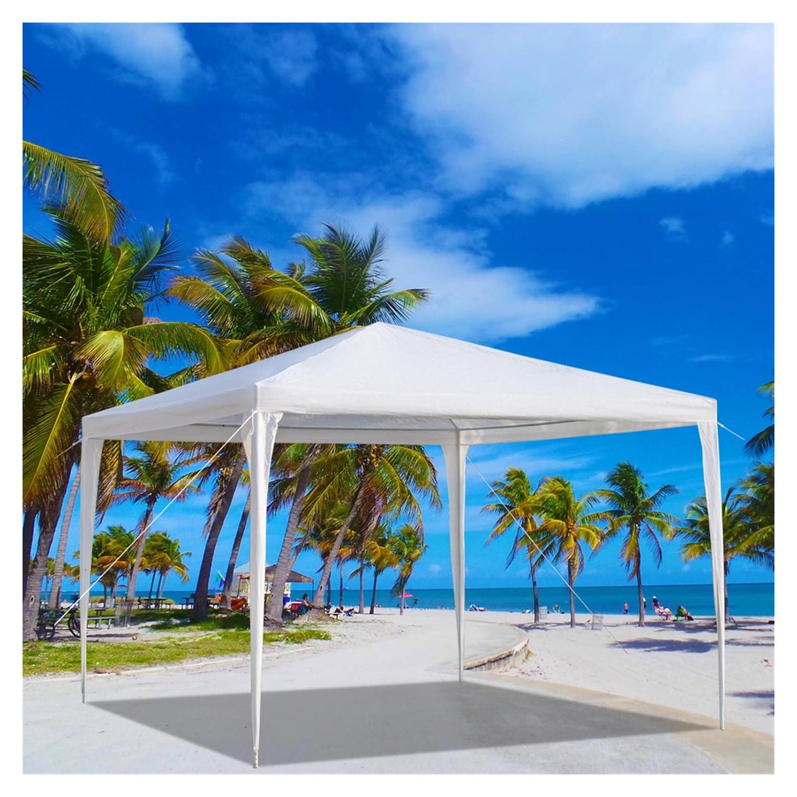 Carpa de Fiesta Doredo 3x3m Impermeable con 3 Paredes Removibles