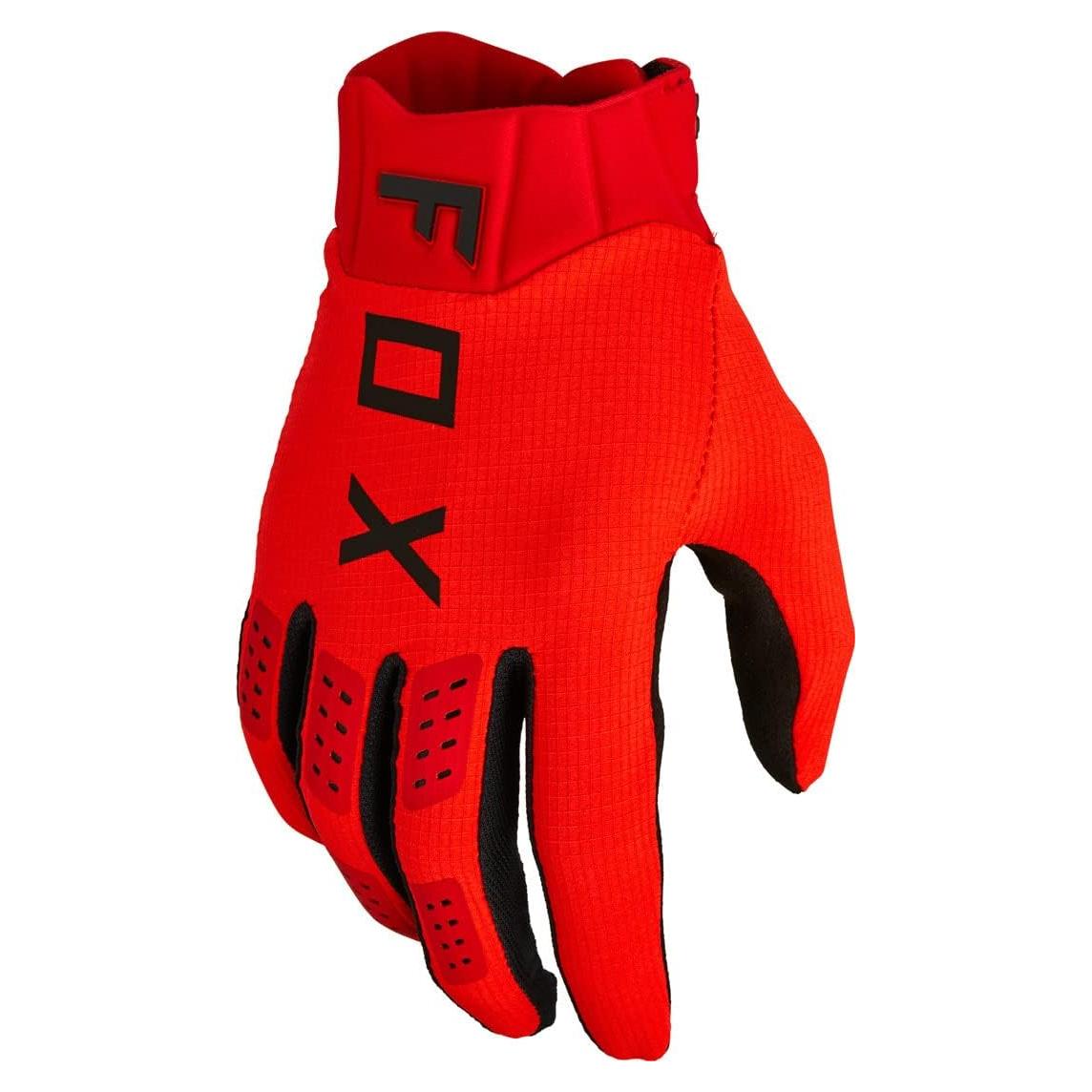 Guante Flexair Fox Racing Rojo Fluorescente Pequeño