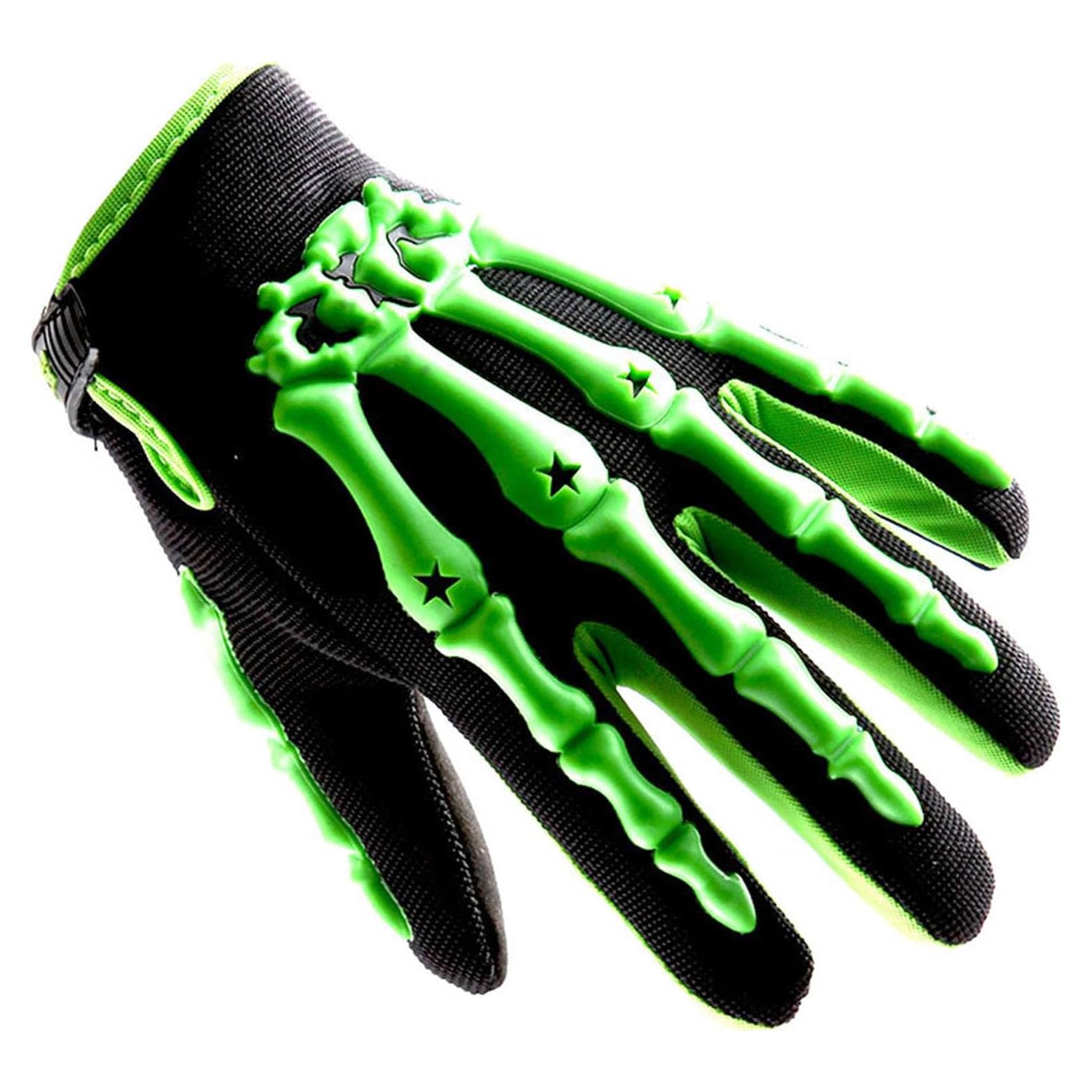 Guantes de Motocross 1Storm Juvenil MX BMX Negro