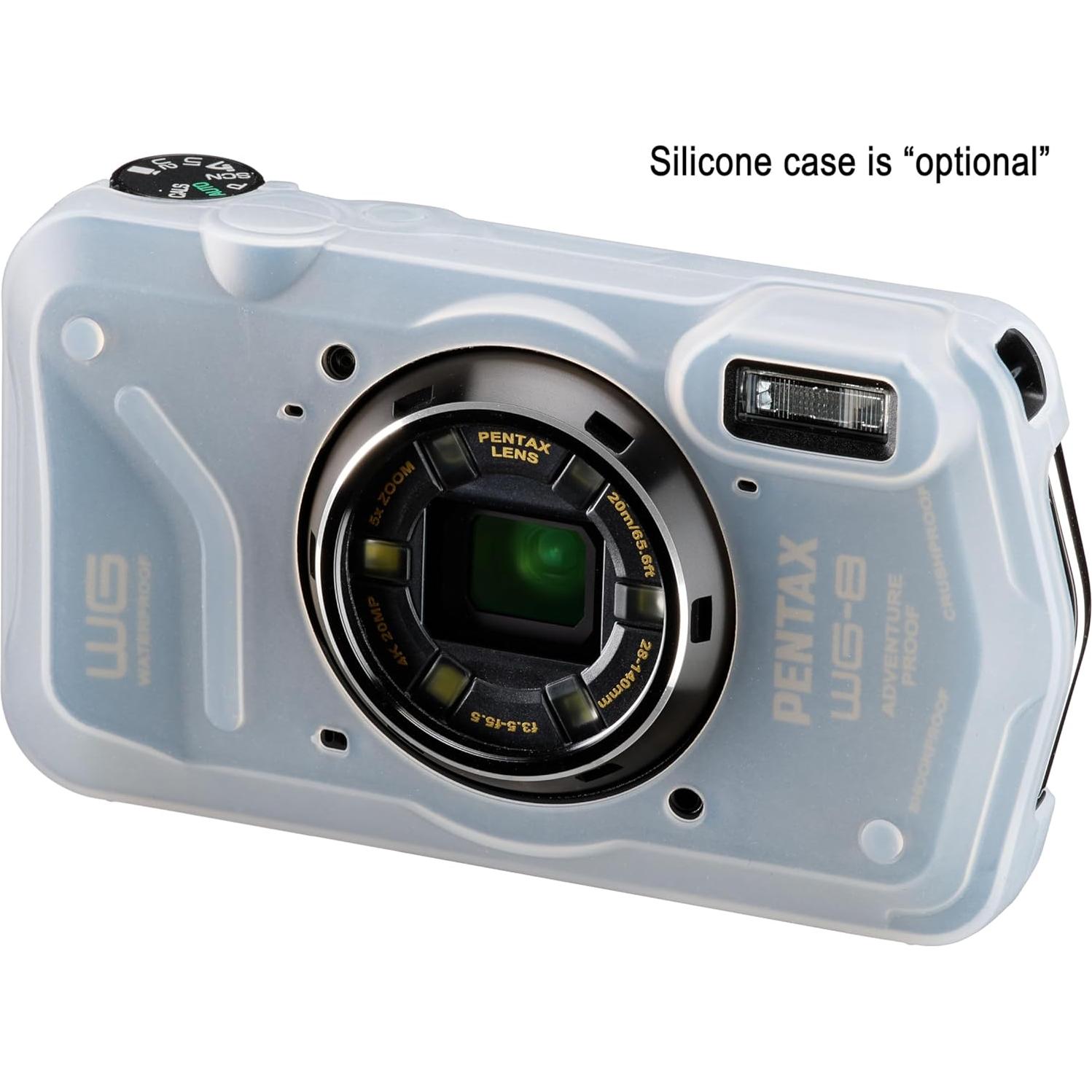 Cámara de Aventura PENTAX WG-8 Negra Impermeable 20MP 4K