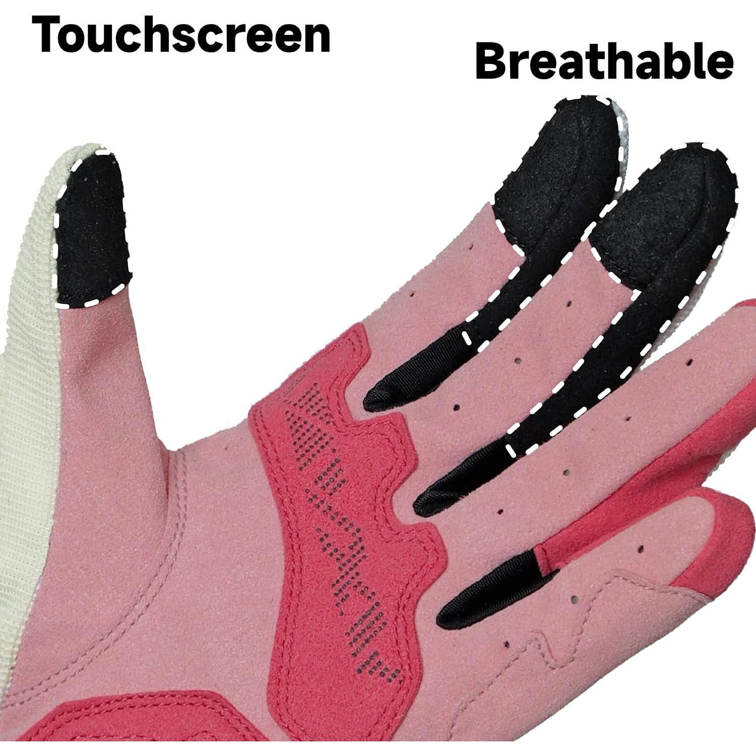 Guantes de Motocicleta VXW VMG327 Táctiles Unisex Verde