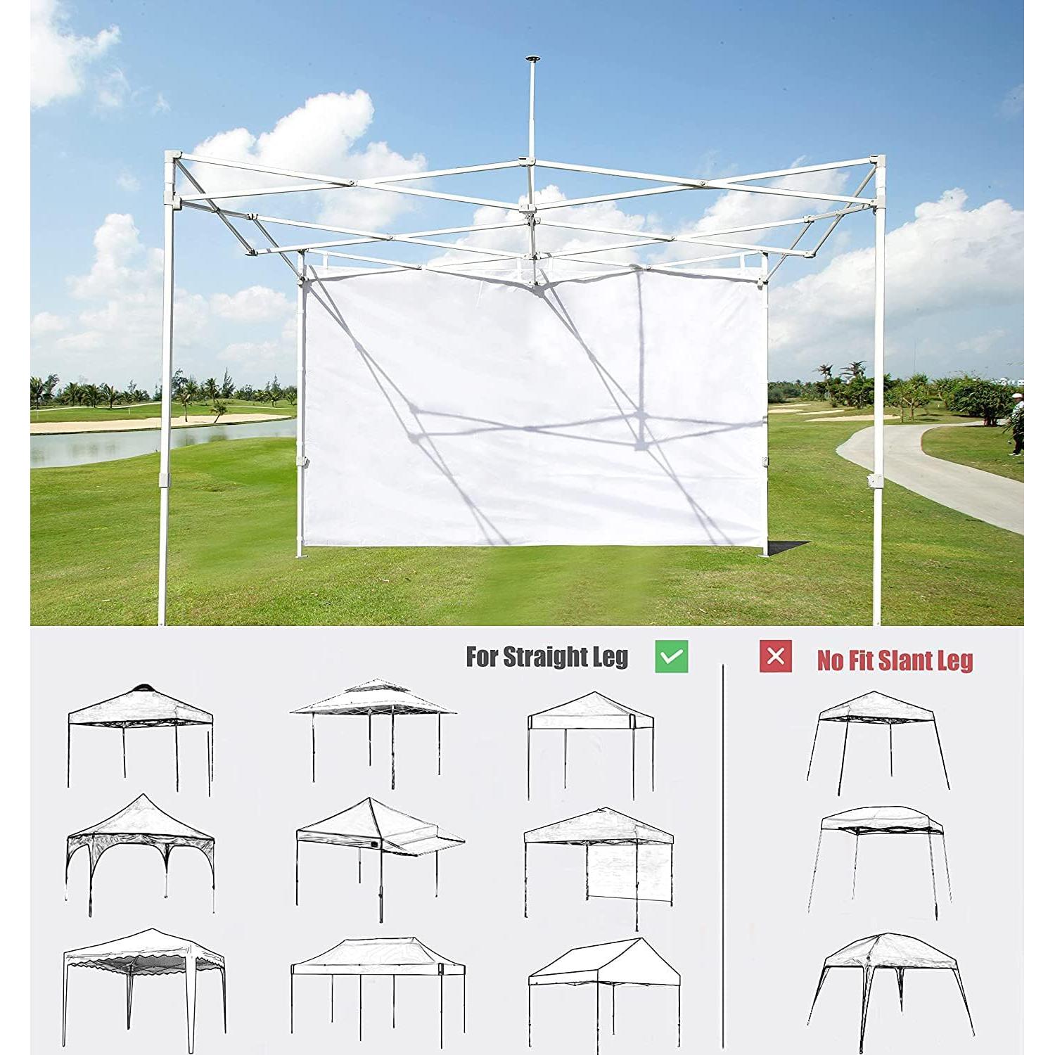 Puerta de Carpa SCOCANOPY 10x10 Turquesa con Cremallera