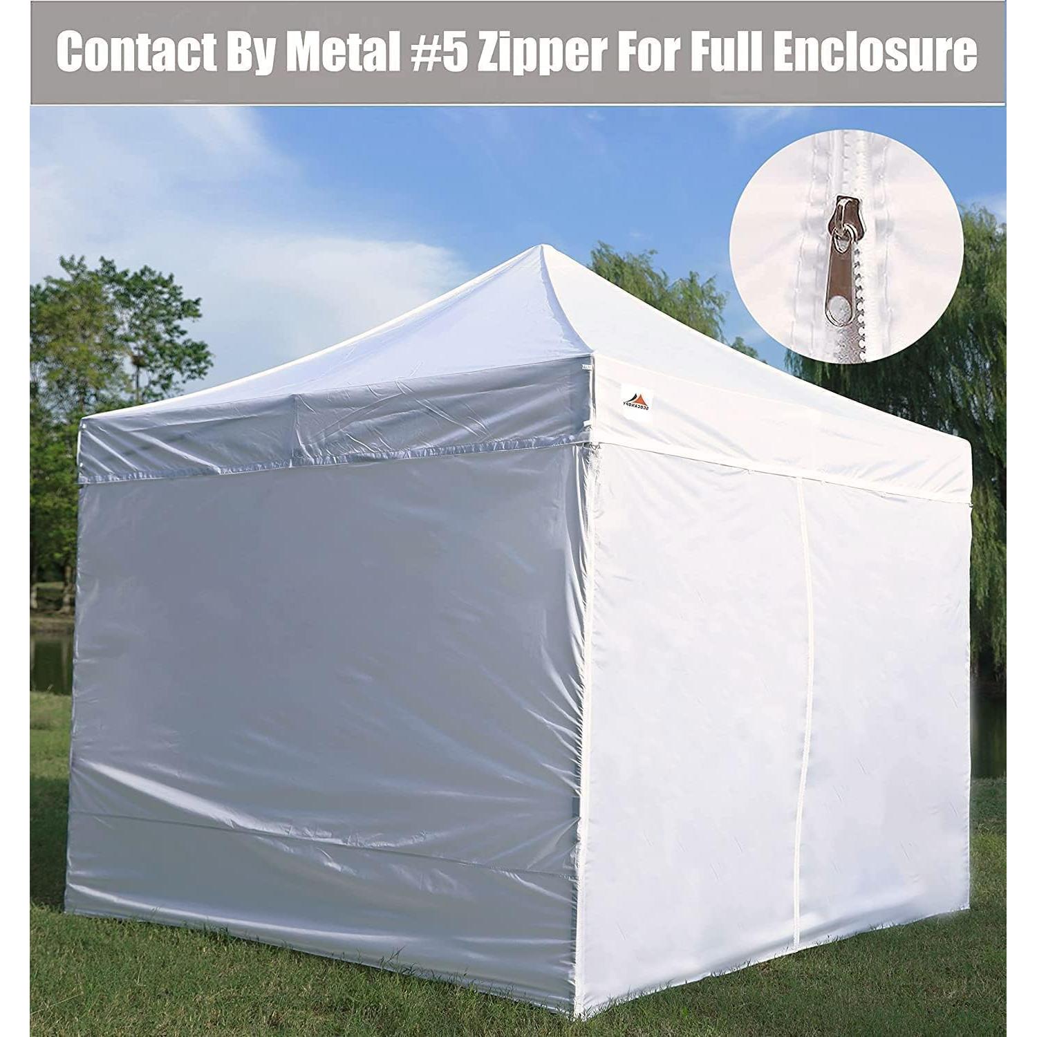 Puerta de Carpa SCOCANOPY 10x10 Turquesa con Cremallera