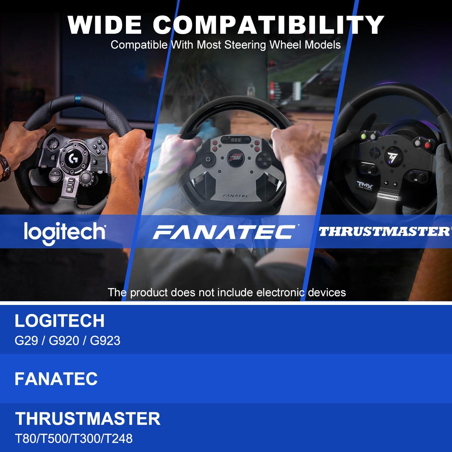 Soporte de Simulador de Vuelo Anman Pro para Logitech y Thrustmaster