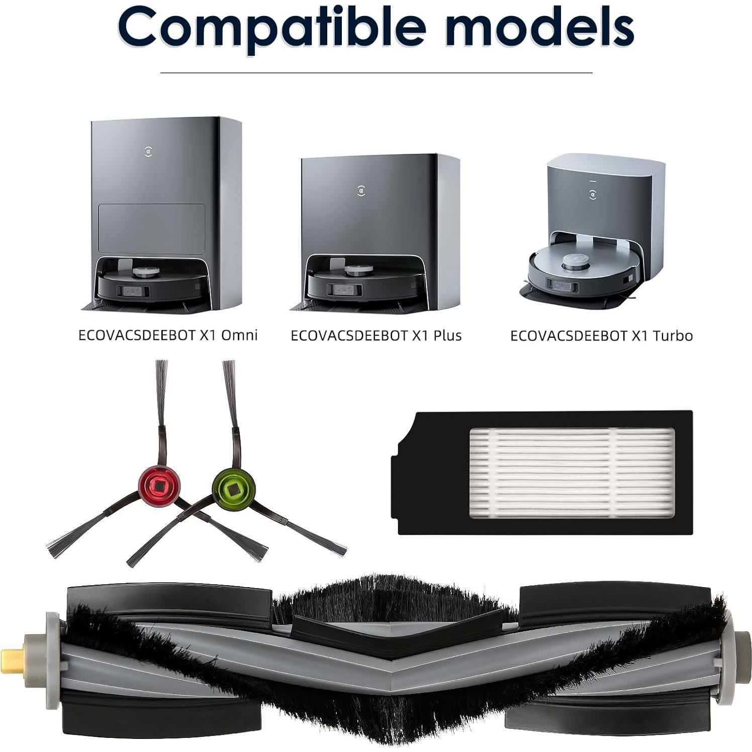 Kit de Repuestos 10 Piezas ECOVACS DEEBOT X1 Omni Pro