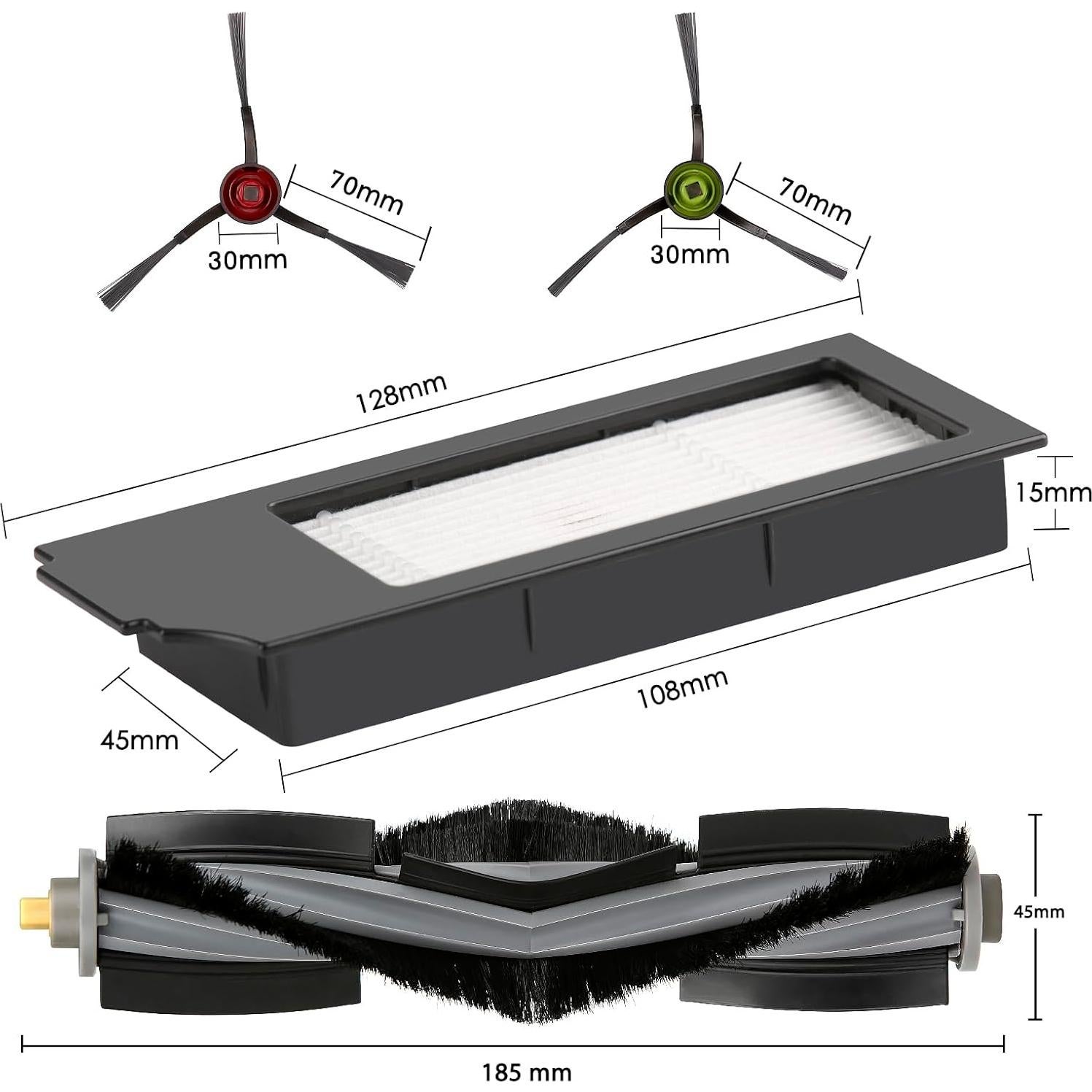 Kit de Repuestos 10 Piezas ECOVACS DEEBOT X1 Omni Pro