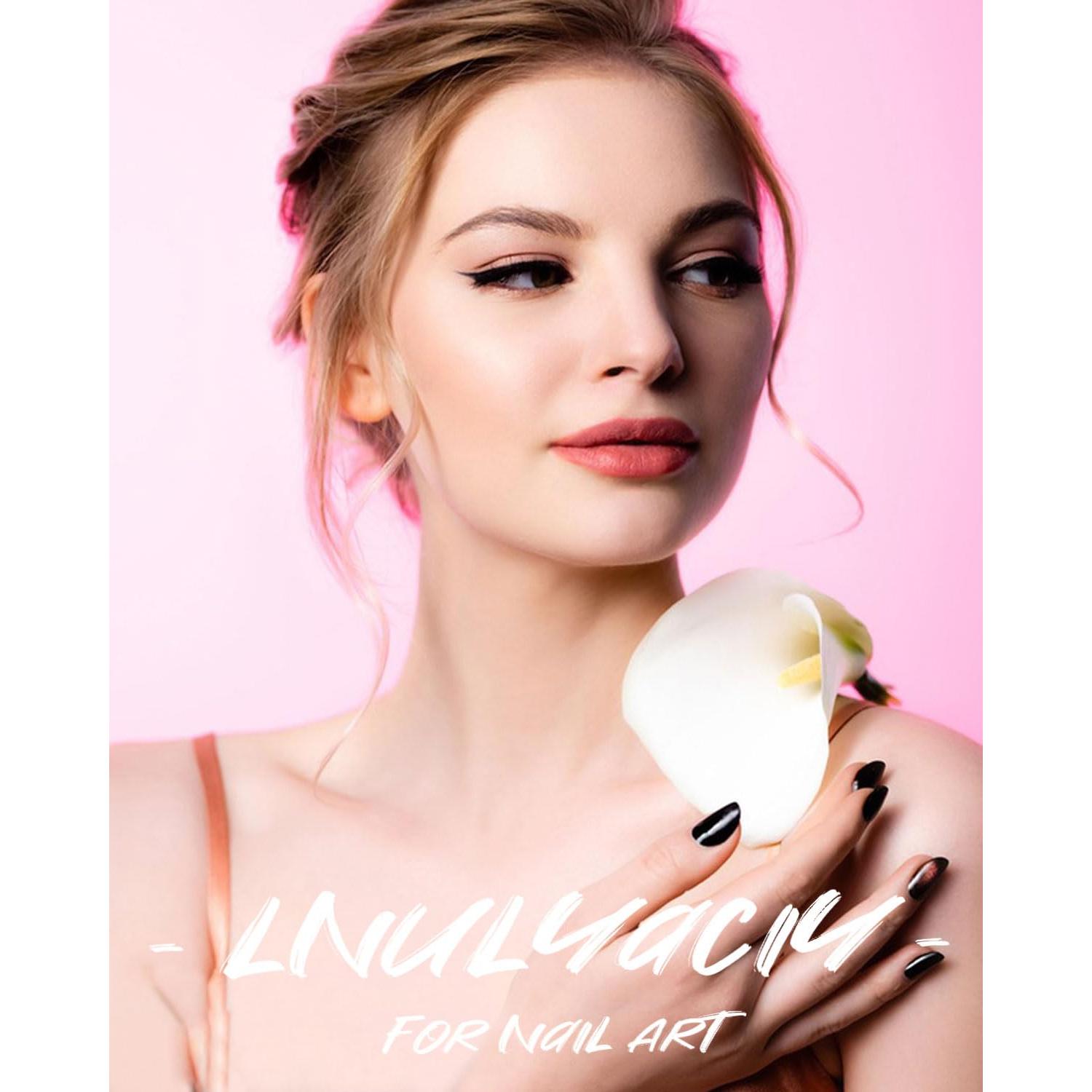 Uñas Postizas Cortas Cuadradas Verdes con Flores 24Pcs