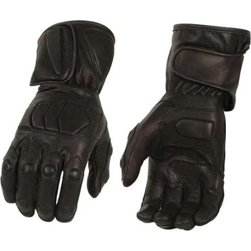 Guantes de moto Milwaukee Leather SH813 negros impermeables