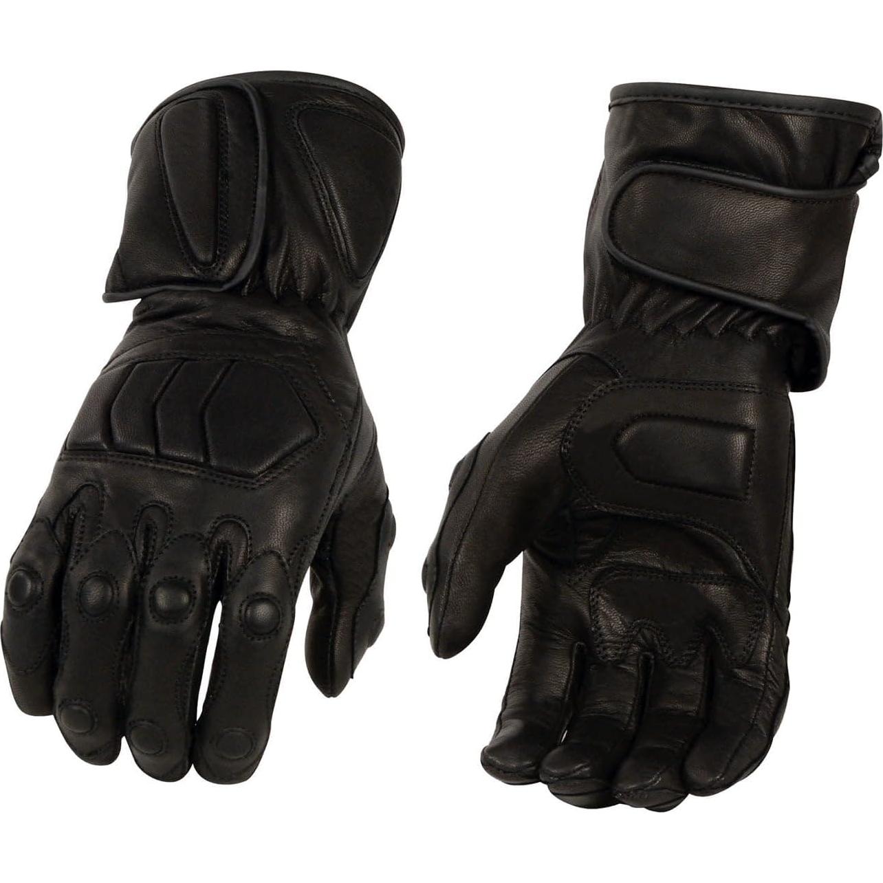 Guantes de moto Milwaukee Leather SH813 negros impermeables