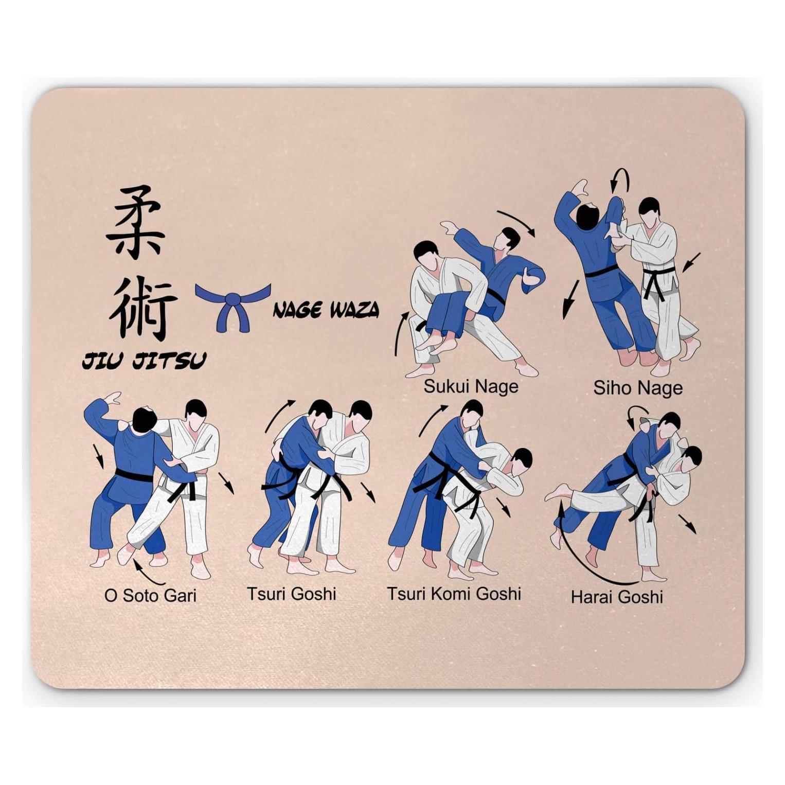 Alfombrilla de Ratón Ambesonne Estándar Antideslizante 23.5x19.7cm