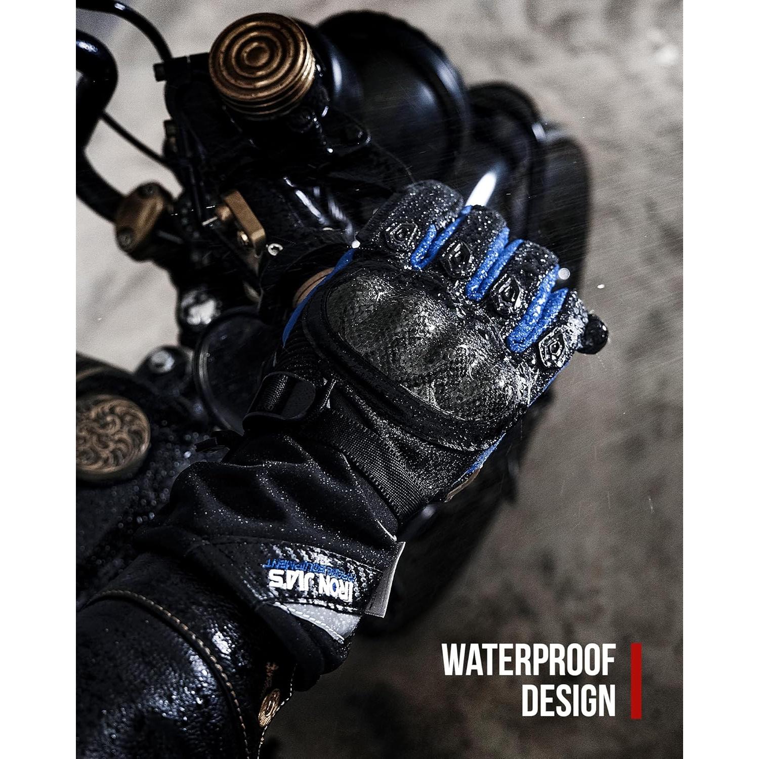 Guantes de Motocicleta BORLENI AXE02 Impermeables Unisex