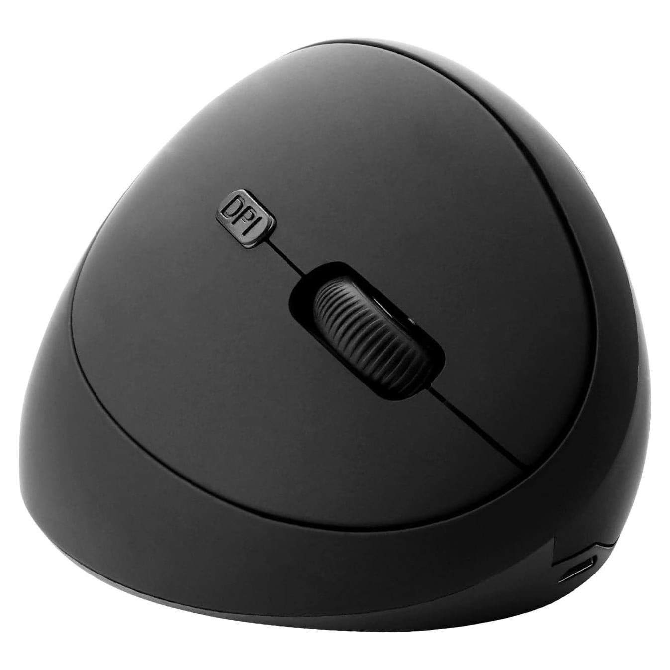 Ratón Inalámbrico Vertical Ergonómico Thanice Negro 1600 DPI