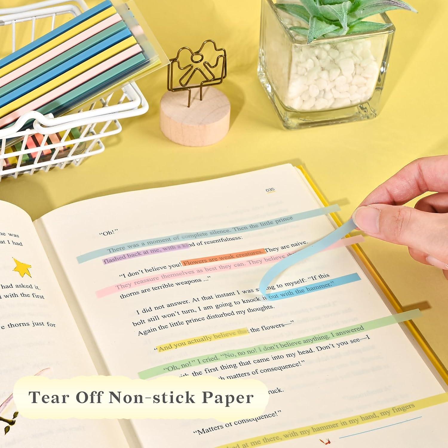 Cinta Resaltadora Transparente Removible Temiary 1840 Hojas