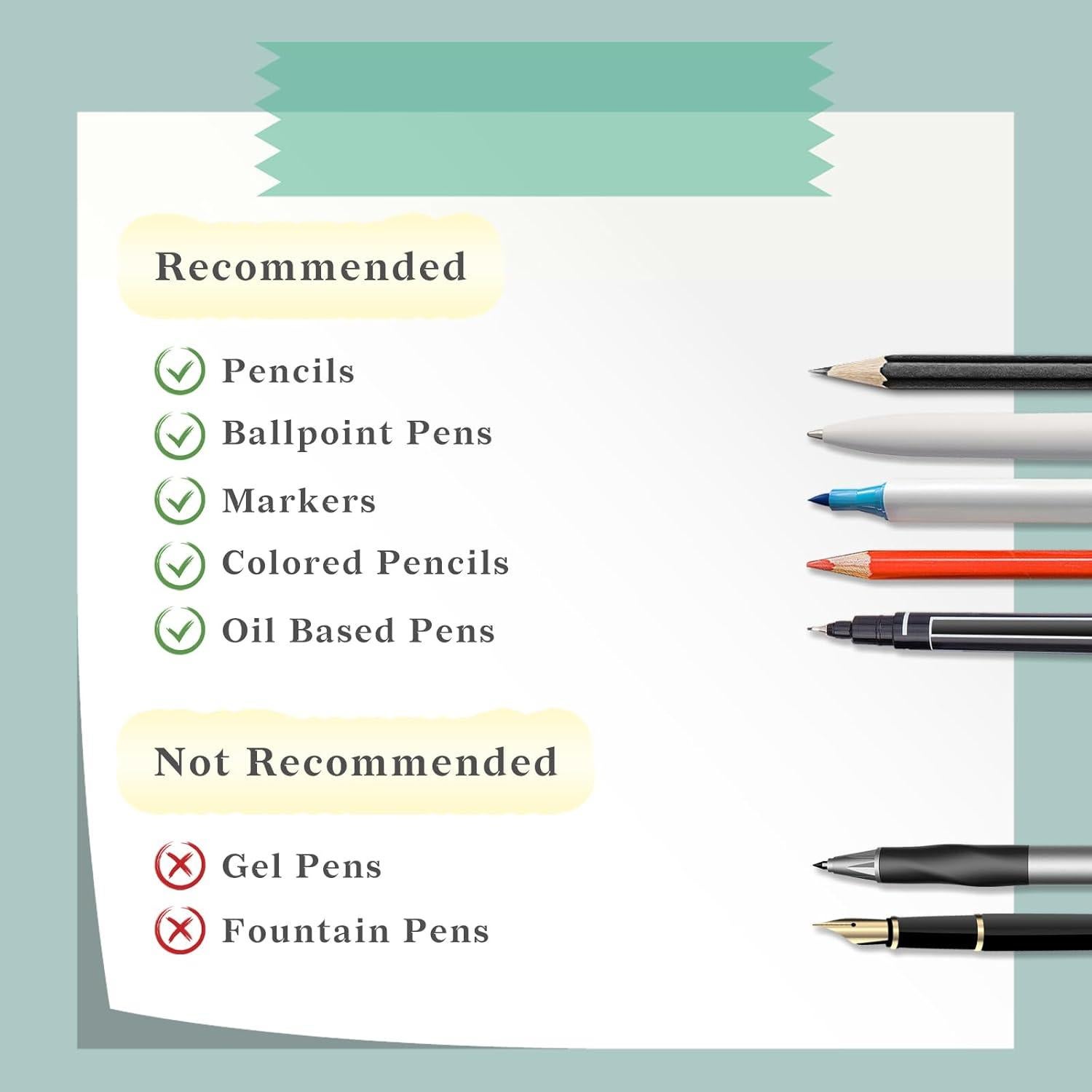 Cinta Resaltadora Transparente Removible Temiary 1840 Hojas