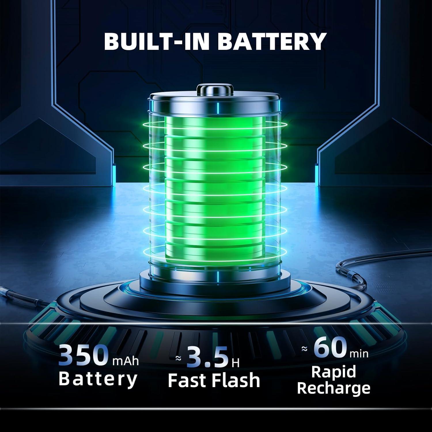 Luz estroboscópica LED HeiyRC para drones y bicicletas