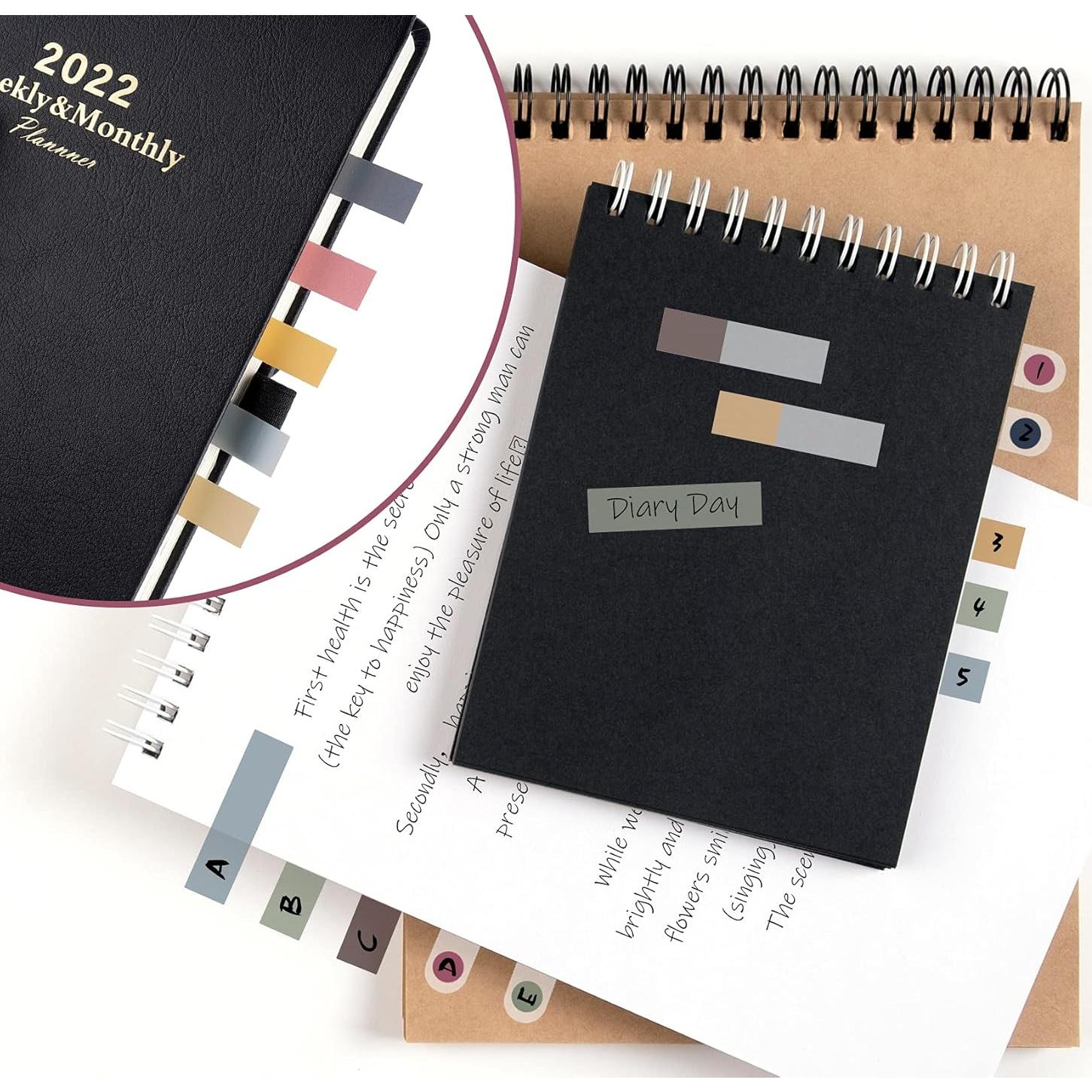 1200 Pestañas Adhesivas Agoer - Marcadores de Página Coloridos