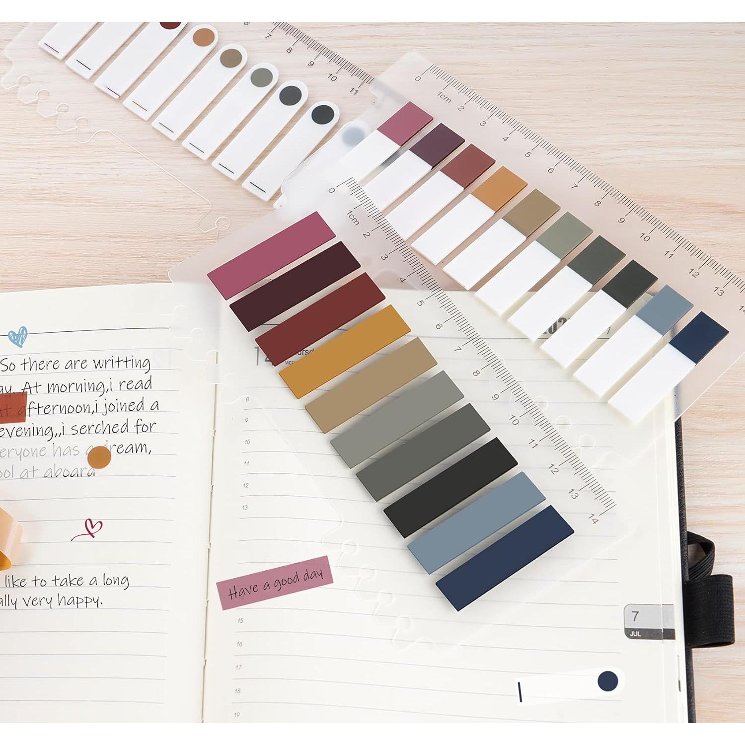 1200 Pestañas Adhesivas Agoer - Marcadores de Página Coloridos