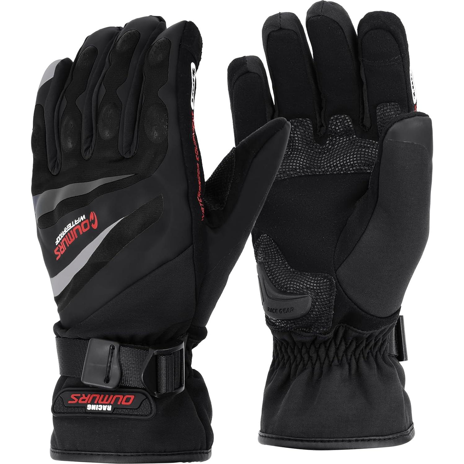 Guantes de Moto Oumurs MT-16 Impermeables Táctiles M